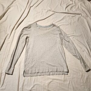 Southern Tide‎ Long Sleeve Tee Heathered Knit Top Casual Comfy Women's